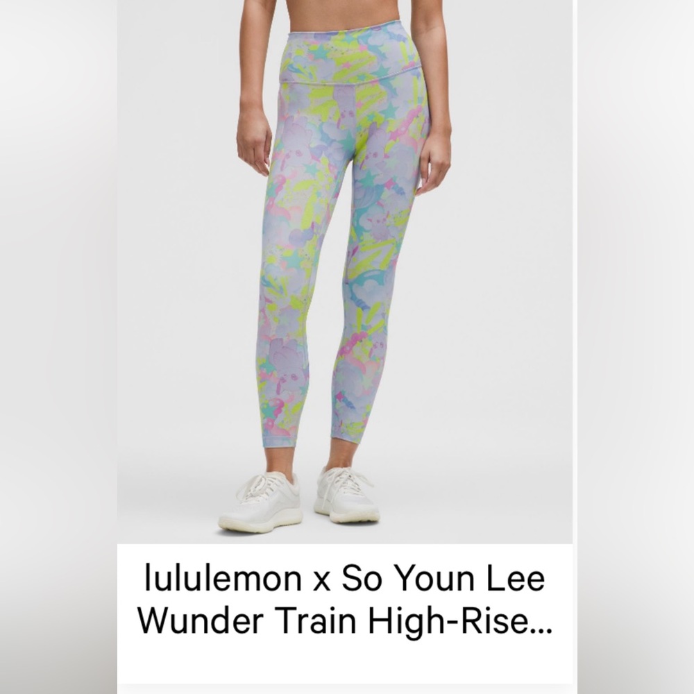 NWT Lululemon x So Youn Lee collab 
Size 8 
Wunder Train High rise  legging 25”
